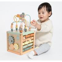 木製ミディアム アクティビティキューブ ベビーザらス限定　