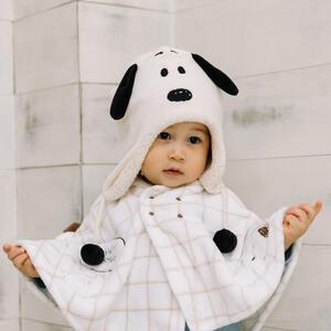 PEANUTS ベロアウィンター帽子 スヌーピー