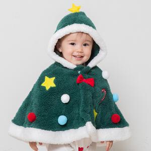 クリスマス ツリーマント コスチューム キッズ ベビー サンタクロース コスチューム 子供 衣装 ベロア ベビーザらス限定