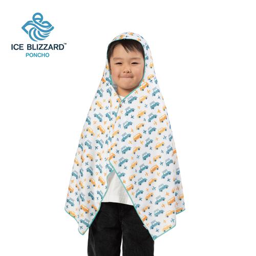 アイスブリザード ポンチョ ビークル ICE  BLIZZARD KIDS 子供用 水遊び 冷感 水だけ