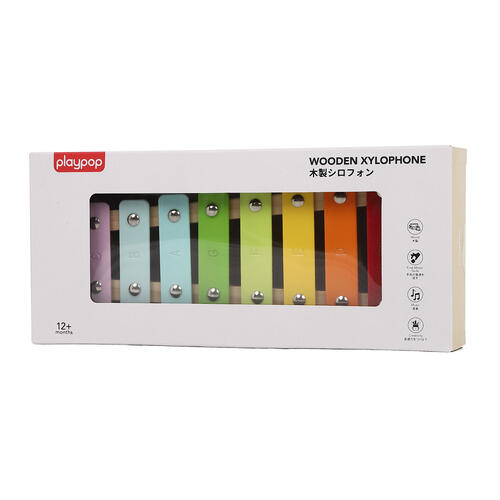 プレイポップ 知育玩具 木製シロフォン 木琴 トイザらス限定 鉄琴 楽器 1歳 2歳 3歳 音楽おもちゃ 誕生日プレゼント Play POP playpop 