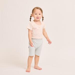 2枚組 半袖シャツ肌着  メッシュニット リボン 90cm