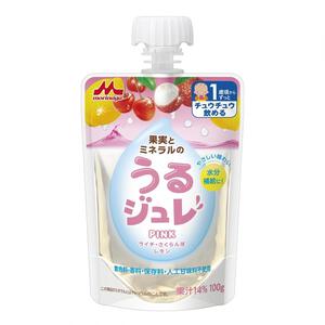 森永 うるジュレ (ピンク) 【キッズフード ベビーフード】 【12ヶ月～】