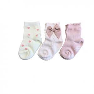 3Pクルーソックス リボン ベビーザらス限定