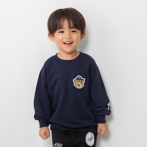 ベビーザらス限定　ＭＬＢ クマ柄トレーナー(ネイビー&times;110cm)