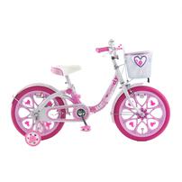 18インチ 身長105～115cm ハードキャンディプレミアム ピンク トイザらス限定 補助輪付き自転車 ハート かわいい 女の子 5歳
