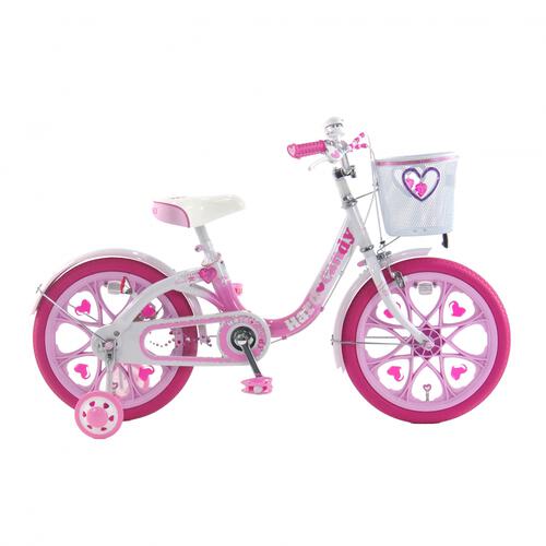 18インチ 身長105～115cm ハードキャンディプレミアム ピンク トイザらス限定 補助輪付き自転車 ハート かわいい 女の子 5歳