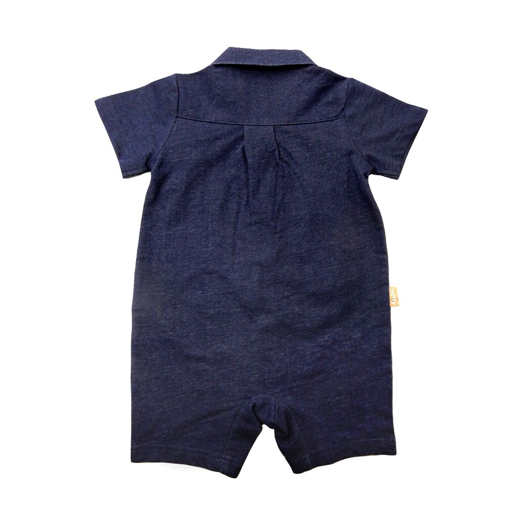 Miffy ミッフィー 半袖カバーオール デニムニット 80cm | Babies