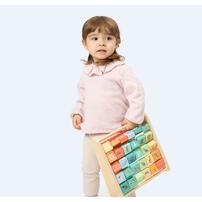 木製 両面あそべる パネル＆ビーズそろばん トイザらス限定 クリスマスプレゼント 2歳 3歳 4歳