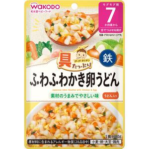 和光堂 具たっぷりグーグーキッチン ふわふわかき卵うどん【離乳食 ベビーフード】【7ヶ月～】(お一人様10点限り)