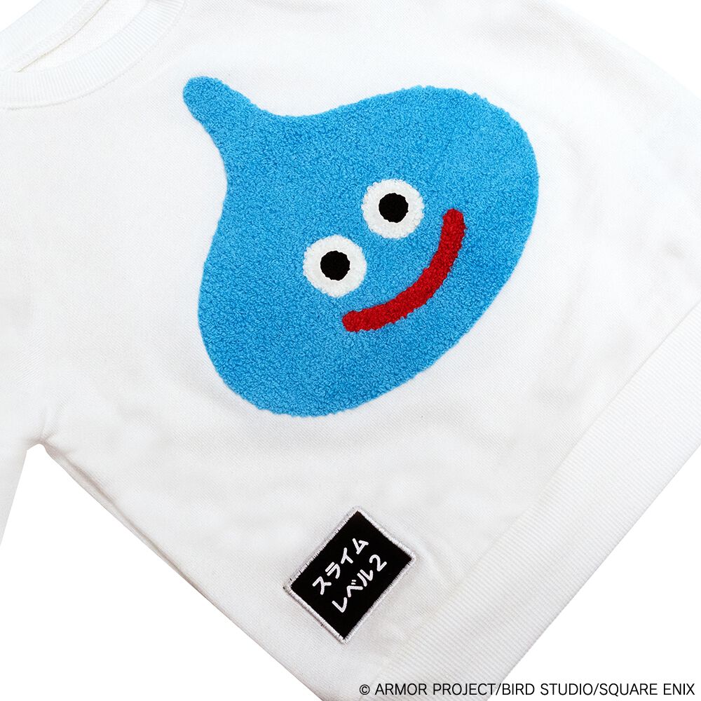 ドラクエベビー＆キッズ サガラ刺繍スウェットシャツ スライム