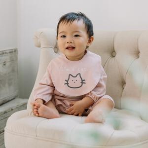 【ベビー×ペットコレクション】スタイ 3枚組 ネコ 丸型  ベビーザらス限定