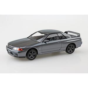 楽プラ スナップキット 1/32 ニッサン R32スカイライン GT-R(ガングレーメタリック) プラモデル