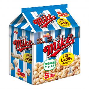 マイクポップコーン バターしょうゆ味 5パック 小袋 とうもろこし 食物繊維 おやつ お菓子 PopCorn