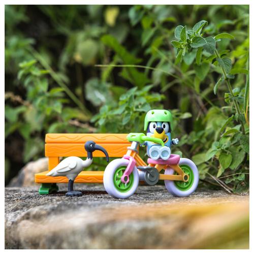 ブルーイ ブルーイフィギュアセット ブルーイとじてんしゃ