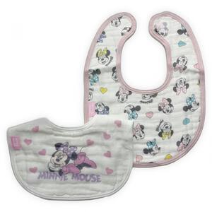 Disney ミニー モスリンガーゼスタイ2枚組