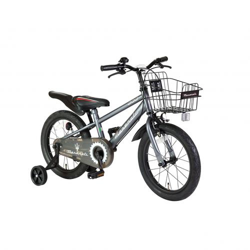 16インチ 身長100～115cm 子供用自転車 マセラティキッズ  スモークグレー MASERATI KIDS16SS－TZ トイザらス限定 補助輪付き自転車 3歳