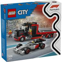 【2026年3月1日発売】レゴ LEGO シティ F1(R) ディスプレイ輸送トラックと Audi F1(R) レースカー 60493