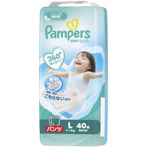 【パンツ Lサイズ】パンパース 超吸収エアリー 40枚 9-14kg P&G おむつ
