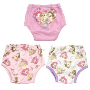 ディズニー 3層トレーニングパンツ 3枚組 プリンセス(ピンク&times;90cm) ベビーザらス限定