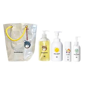Mamma Baby ママベビー ファーストオーガニックセット (シャンプー ソープ ローション UVミルク) 【UVケア 日焼け止め】【0ヵ月から使える～】