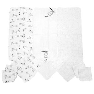 MOOMIN 入浴ガーゼセット 10枚組 ムーミン星柄 ベビーザらス限定