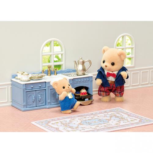 シルバニアファミリー きらめく水辺の赤い屋根のお家 エレガントダイニングルーム