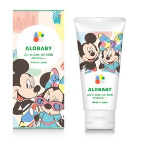 ALOBABY アロベビー オールインワンUVミルク ディズニー柄 【UVケア 日焼け止め】【6ヵ月から使える～】