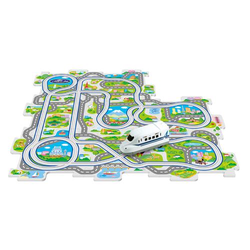 パネルワールド 走る！新幹線N700A 子ども向け 3歳 知育 パズル 組み立て プレゼント おもちゃ クリスマスプレゼント