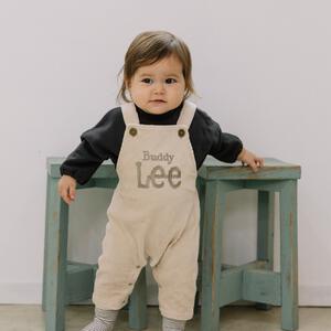 BUDDYLEE オーバーオール ニットコール ベージュ×80cm ベビーザらス限定