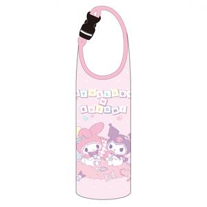 マイメロディ &times; クロミ ふわふわピンクルーム ペットボトルカバー 持ち運び  誕生日 プレゼント ギフト 3歳 4歳 5歳