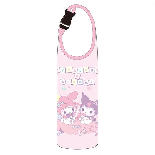 マイメロディ &times; クロミ ふわふわピンクルーム ペットボトルカバー 持ち運び  誕生日 プレゼント ギフト 3歳 4歳 5歳