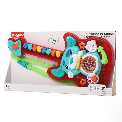 プレイポップ 音と光のかわいいパピーギター トイザらス限定  2歳 3歳 4歳