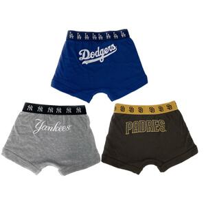 MLBボクサー3枚組(グレー×110cm)
