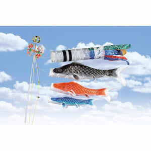 【鯉のぼり】鯉のぼりセット優雅 1.0m ベランダ マンション ナイロンサテン コンパクト  端午の節句 五月 子供の日 トイザらス・ベビーザらス限定