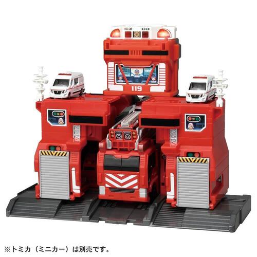 トミカ 変形出動！ビッグファイヤー＆コマンドステーション  