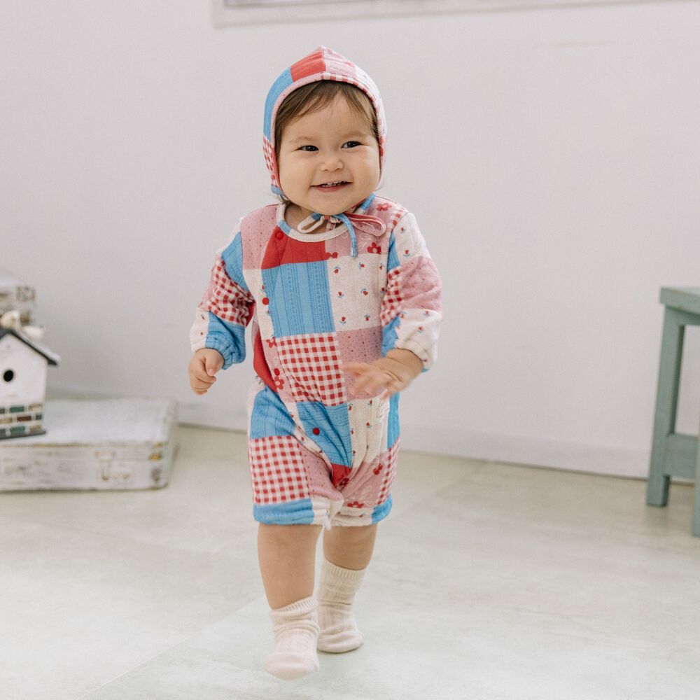 mabli ロンパース ボンネット セット 18m mabli マブリ 小人 ロンパース・ボンネット