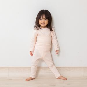 【Babies&ldquo;R&rdquo;Us&times;】着心地おばけ ニットキルト 腹巻付きパジャマ 苺ミルク&times;90cm