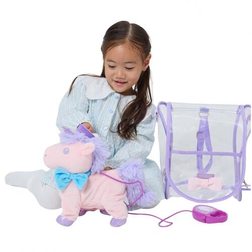 バッグでいっしょにおでかけ！おさんぽユニコーン トイザらス限定 クリスマスプレゼント 2歳 3歳 4歳