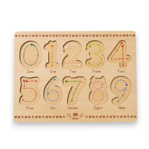 木製アニマル数字パズル トイザらス限定 クリスマスプレゼント 2歳 3歳 4歳