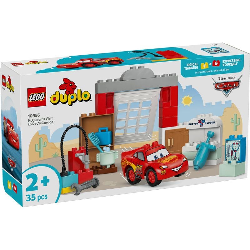 レゴ LEGO デュプロ ピクサードックのガレージにきたマックィーン