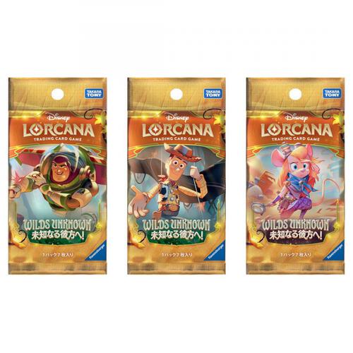 ディズニー・ロルカナ・TCG 日本語版 ブースターパック WILDS UNKNOWN 未知なる彼方へ！