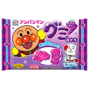 アンパンマン グミ ぶどう 6粒 果汁30％ 緑茶ポリフェノール お菓子