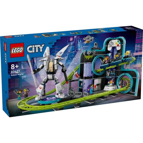 レゴ(LEGO) シティ レゴシティのロボットワールド ジェットコースター 
