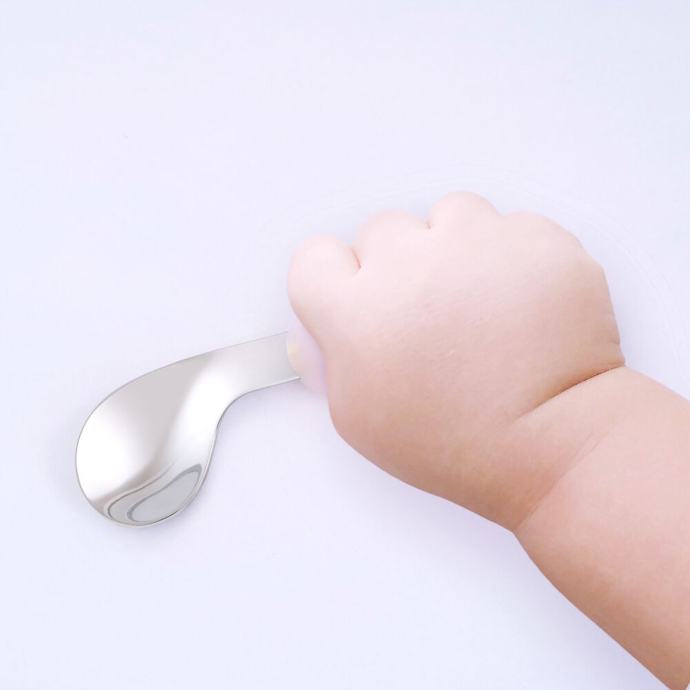 dear BABY ディアベビー ベビースプーン&フォーク (ブルーバブル