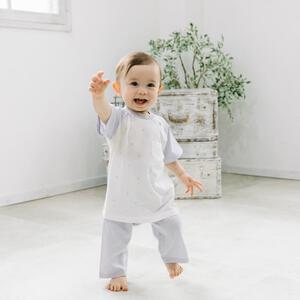 半袖腹巻付きパジャマ モンキーパンツ アルパカ柄(パープル&times;70cm)ベビーザらス限定