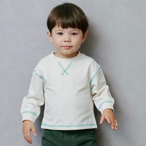 sophitica ミニ裏毛 デイリートレーナー ベージュ×80cm