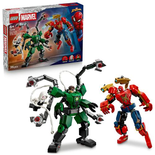 レゴ LEGO マーベル スパイダーマンとドック・オックのメカスーツ対決 76338｜おもちゃ 玩具 誕生日 プレゼント ブロック 6歳 7歳 8歳