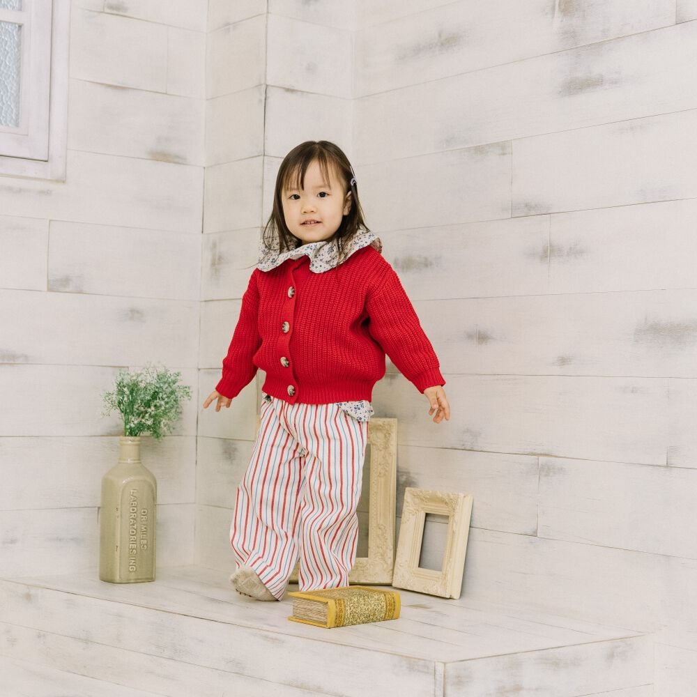 PAULE KA 赤 長袖カーディガン Mとワンピースセット PAULE KA 赤 長袖カーディガン Mとワンピースセット PAULE KA 赤