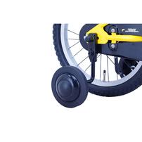16インチ 身長102～117cm 子供用自転車 ブラック マトリックス（イエロー） 補助輪付き自転車 泥除け 男の子 かっこいい トイザらス限定 3歳 4歳 5歳
